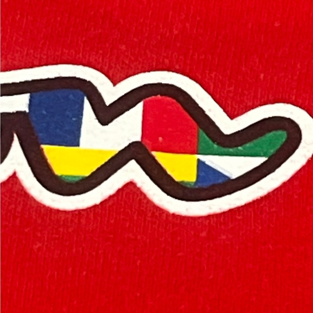Flags of the World Champion‎ Hoodie Sweatshirt Red size large - Picture 12 of 12